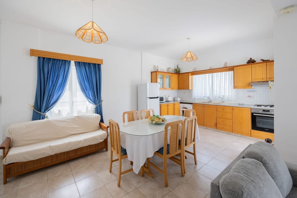 Kitchen and dining area