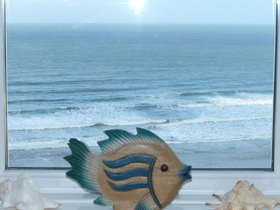 Sea View from Apartment Window