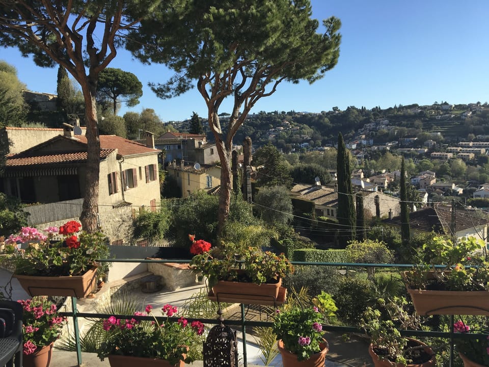 View from our private garden