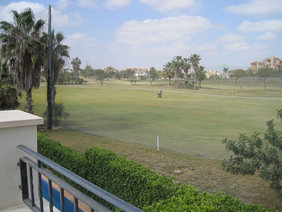 towards the 18th tee from the 1st floor terrace