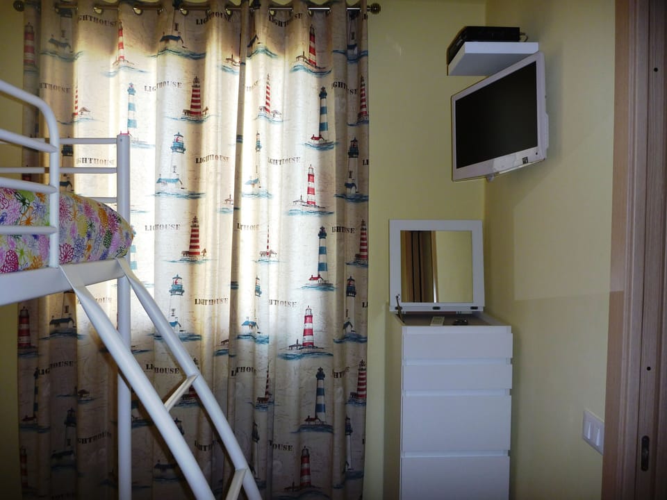 Room with bunk bed