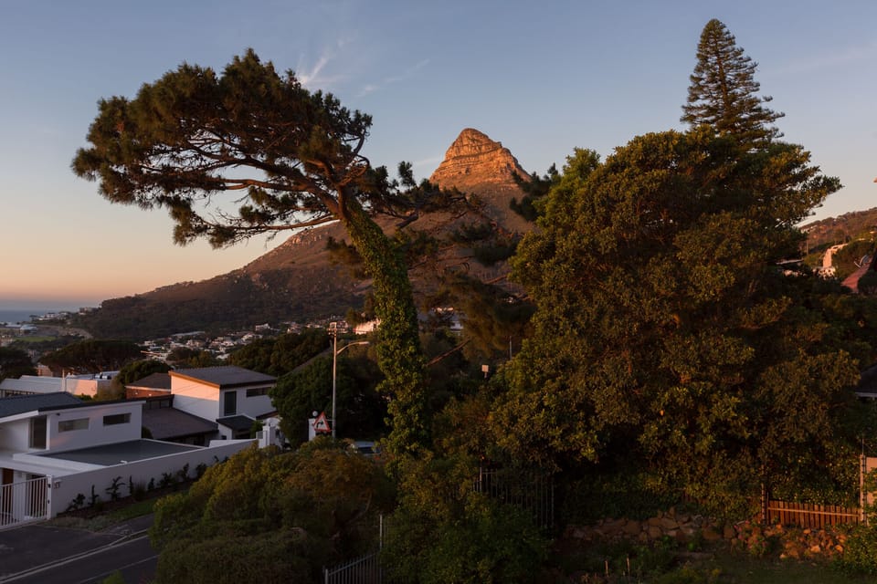 View from Balcony of Lions Head as sun sets from Balcony