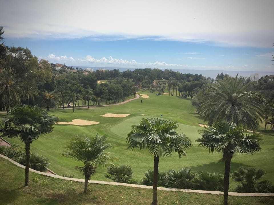 View from Torrequebrada Golf Course club house