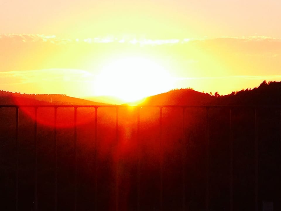 Stunning Sunset views at the Villa