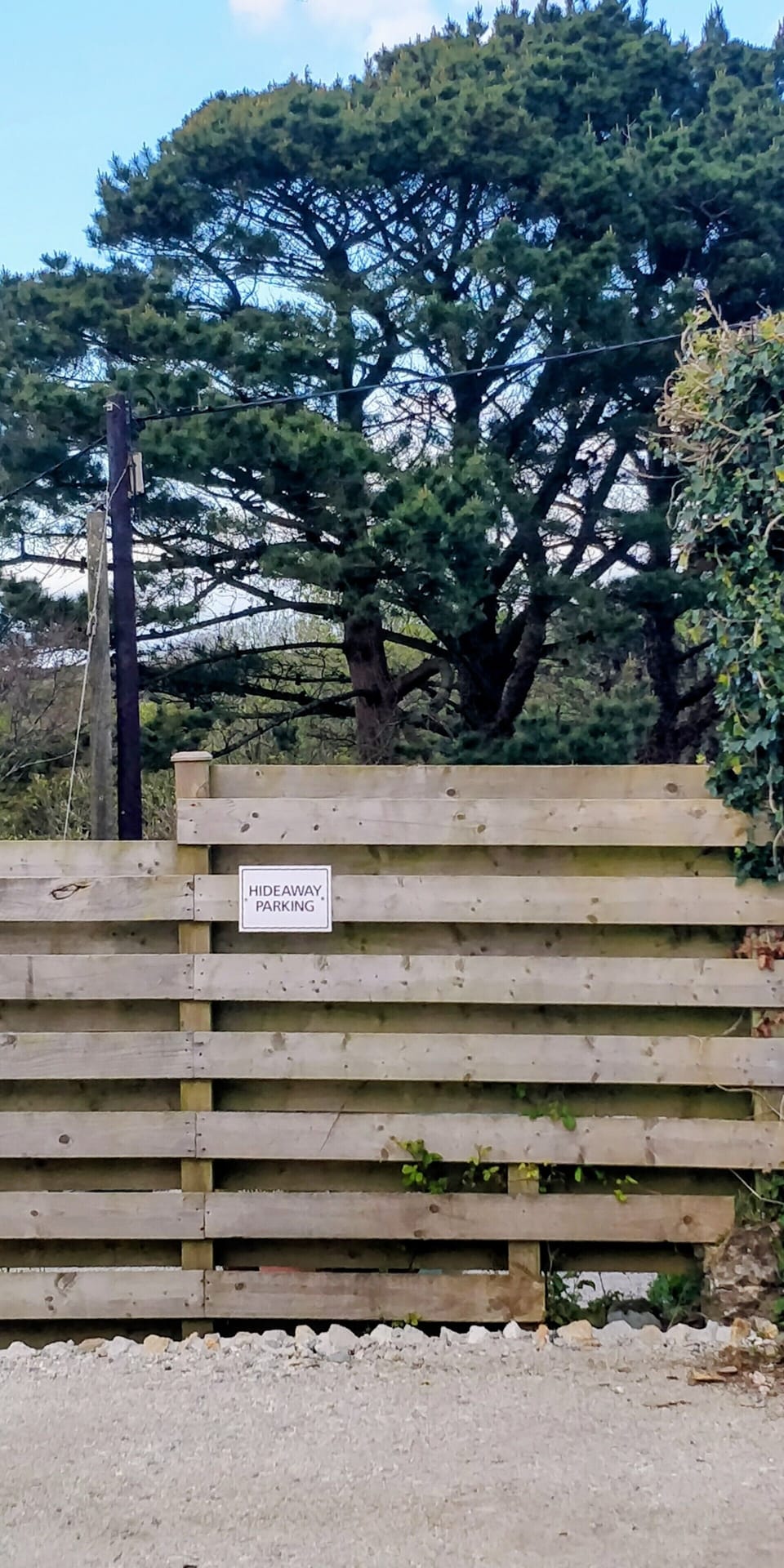 Off road parking space nearby
