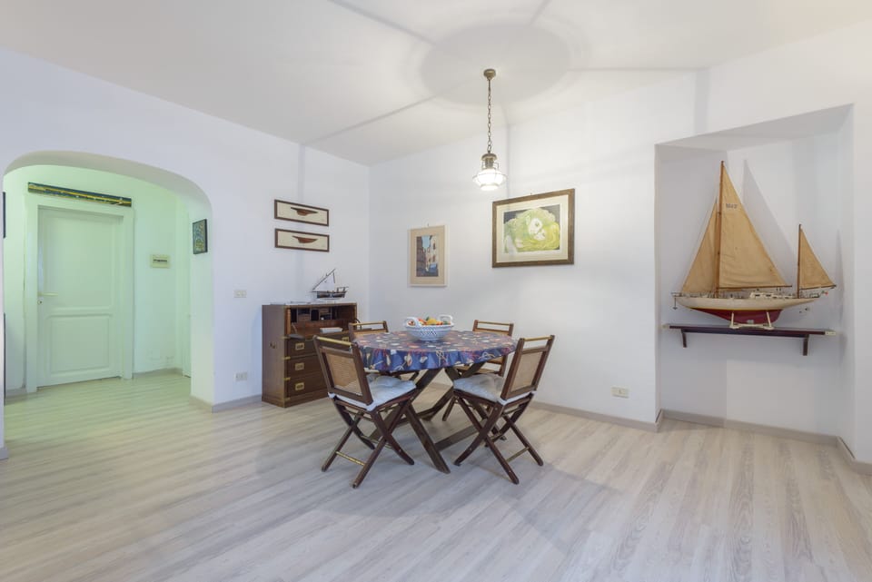 The dining area
