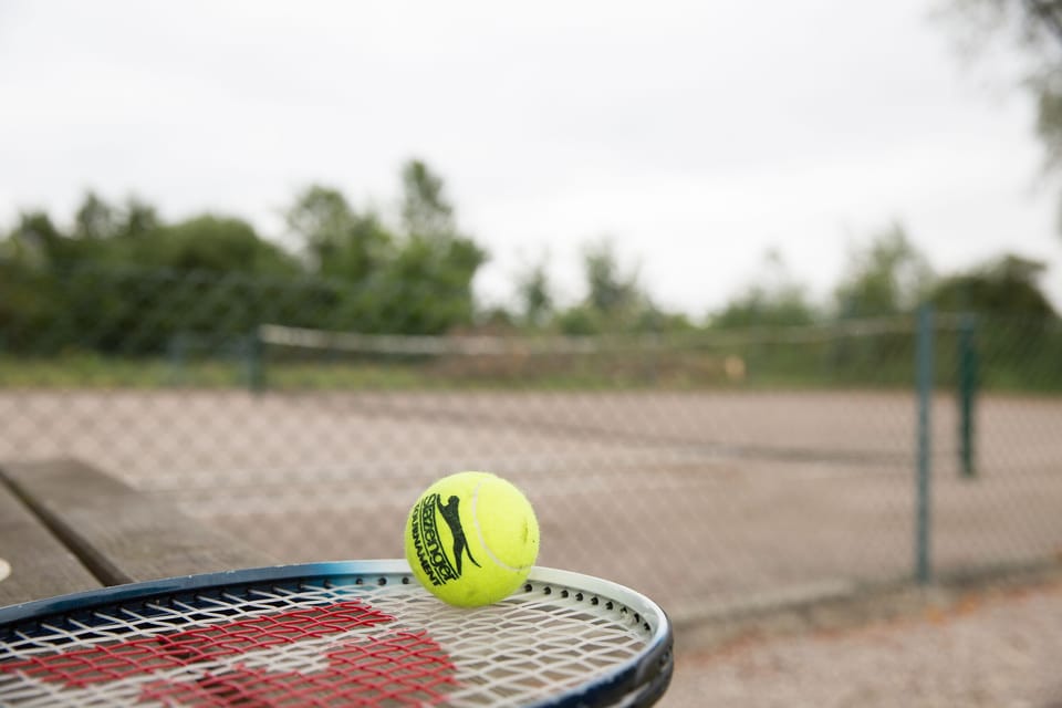Private tennis court