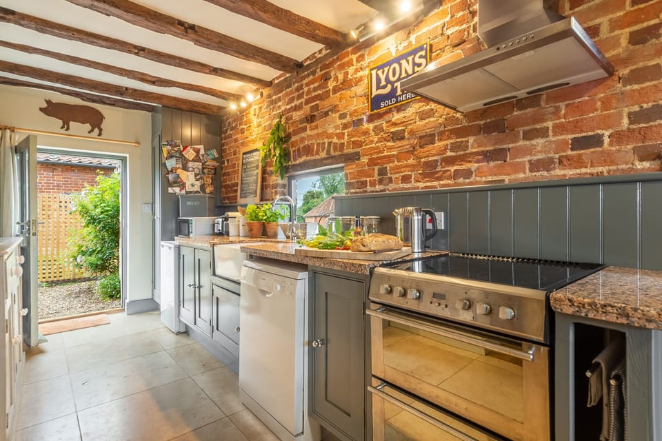 Ground floor: Kitchen is stylish and well-equipped