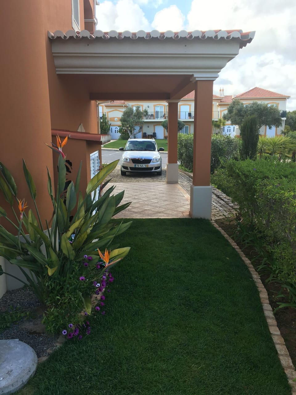 View of Drive Way from the side leading to back south facing private garden 