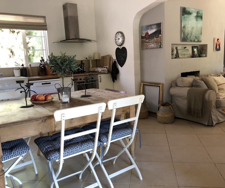 Another view of the kitchen from terrace doors