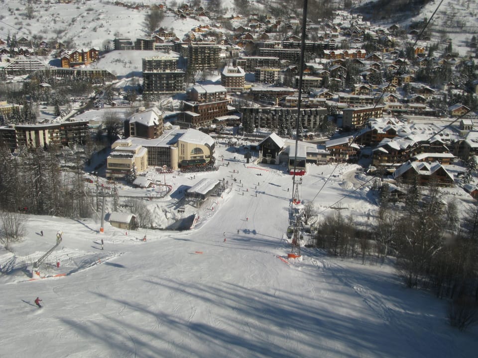 Top of the Black run!