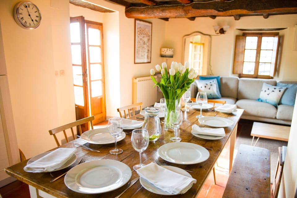 Inside dining area 
