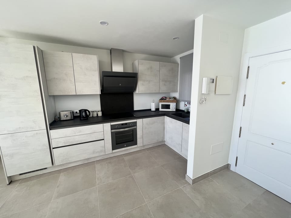 Open plan kitchen