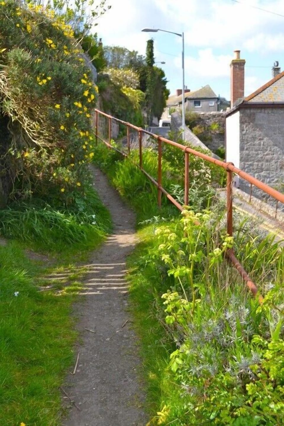 private path leading to the cottage