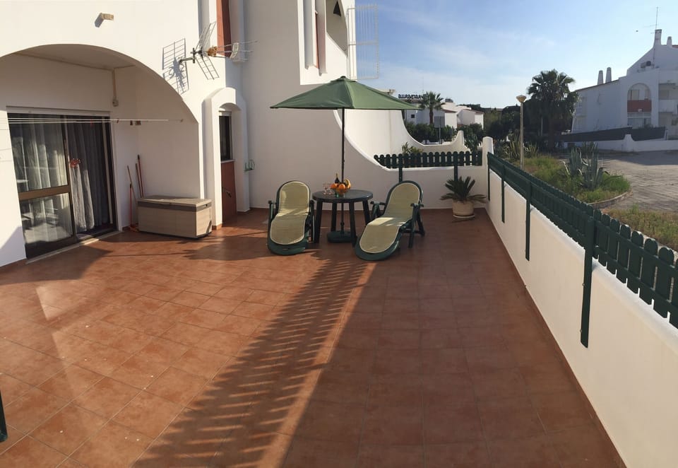 Spacious outside terrace