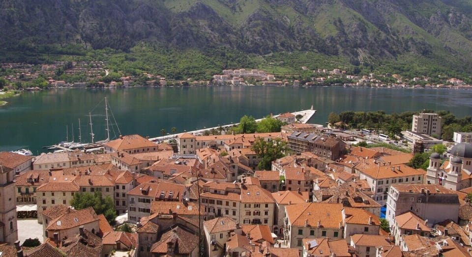 Kotor Old Town & Apartment in back ground