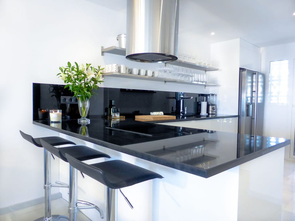 Kitchen and bar