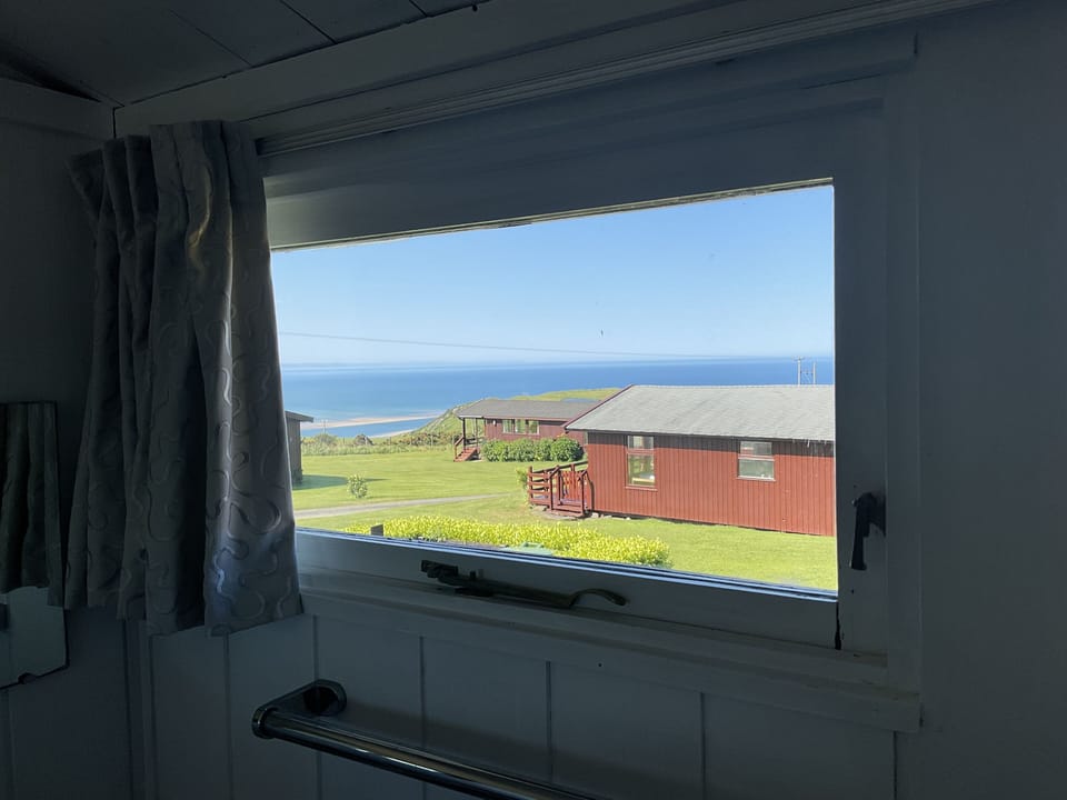 Not a bad view when brushing your teeth in the morning
