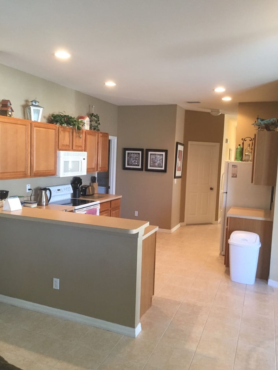 The well equipped kitchen