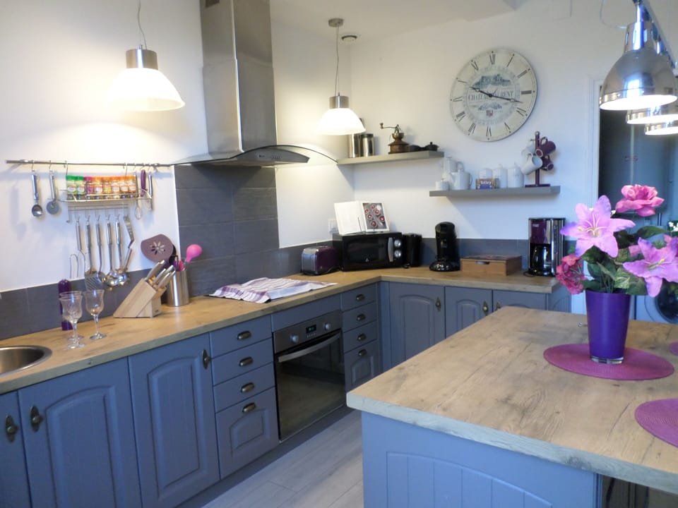 Kitchen with door to  Utility Room alongside