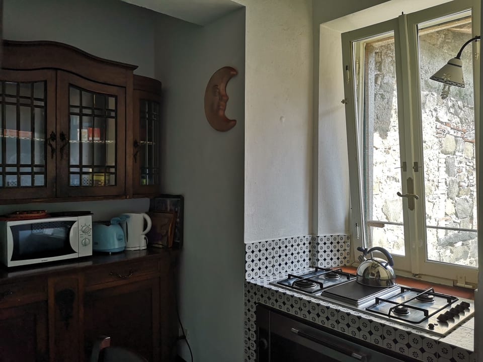 In the kitchen
