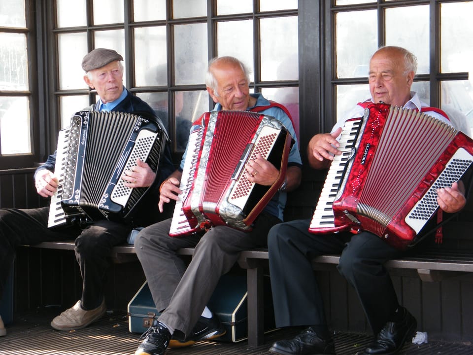 Music & Dance at Sidmouth Folk festival - one of many annual events in the area