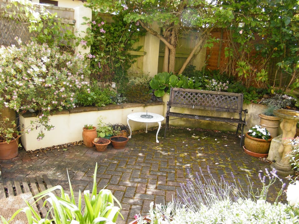 The small & relaxing courtyard garden