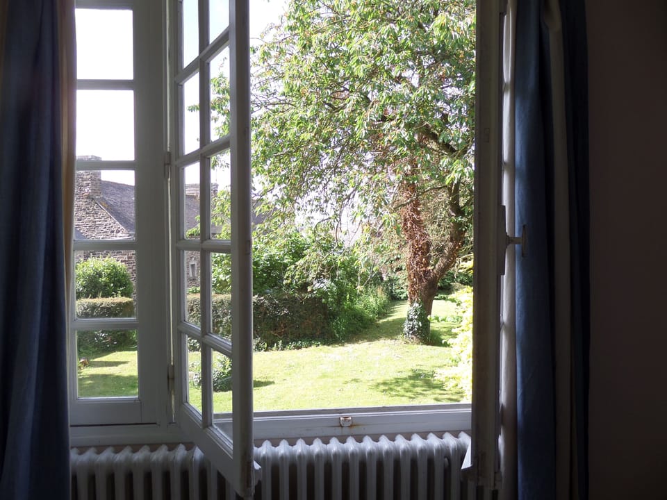 Bedroom view of the garden