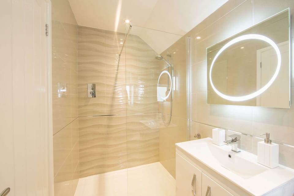 Large walk in shower