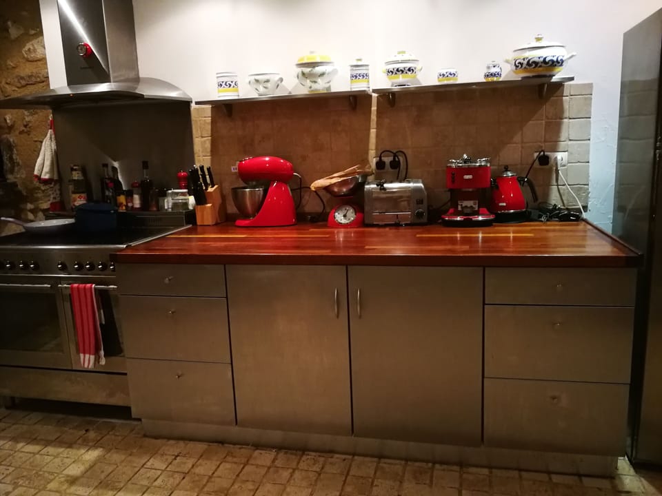The kitchen has everything