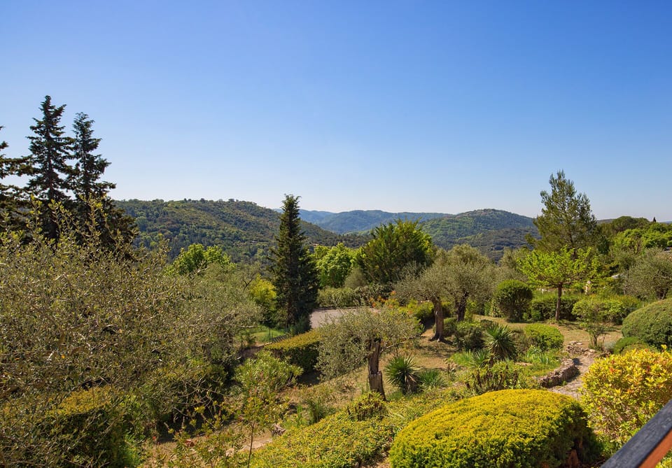 View of garden from the terrace