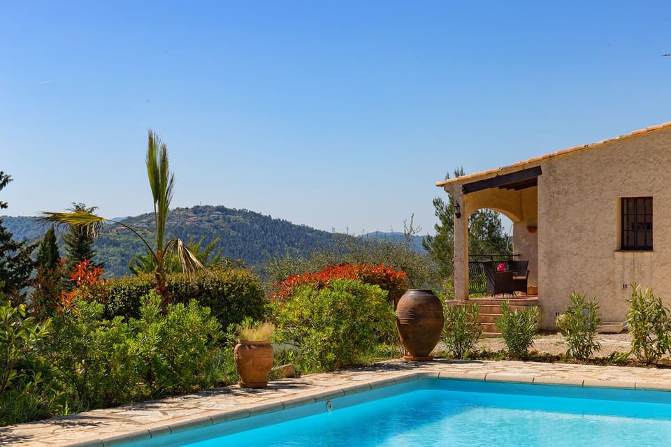 Pool and garden view