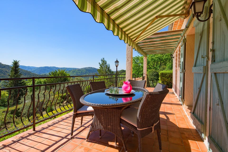 The terrace