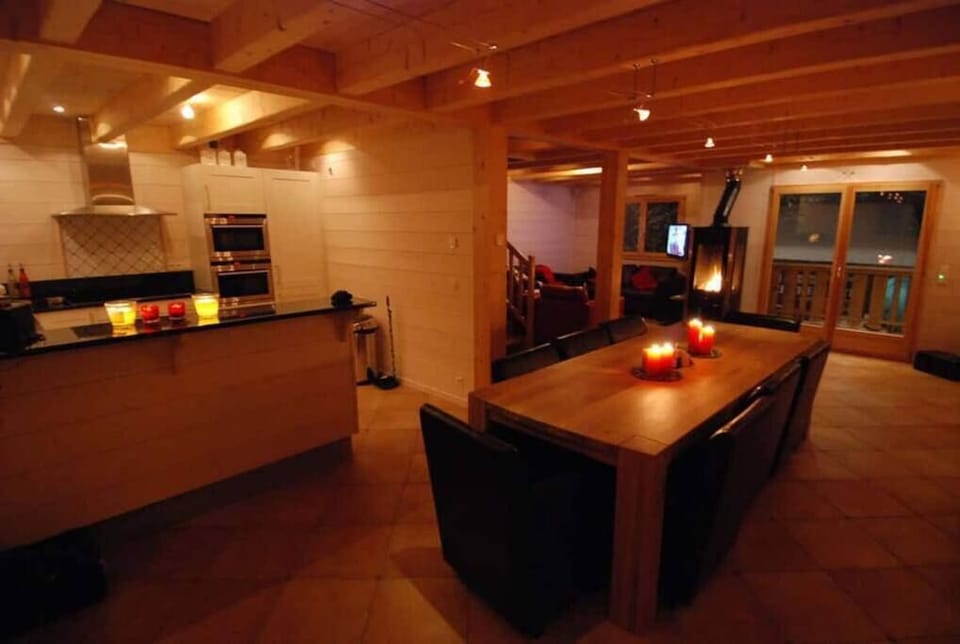 Living space at night