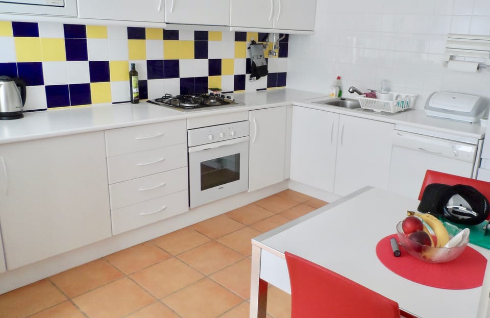 Kitchen with utility area
