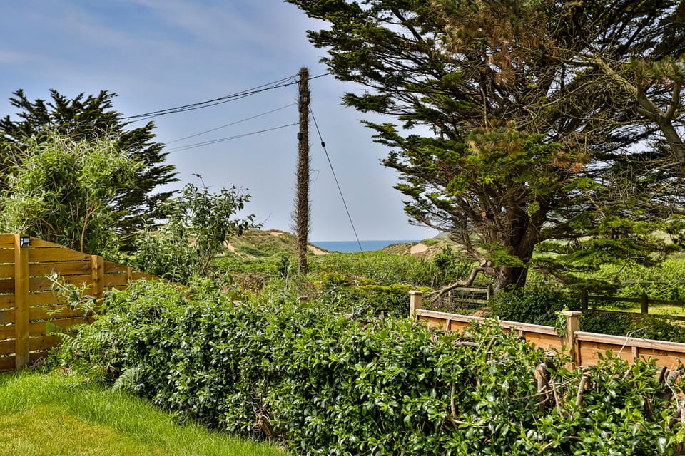 Sea view from the house and garden
