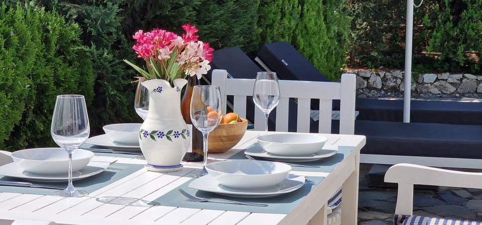 with private terraces, 