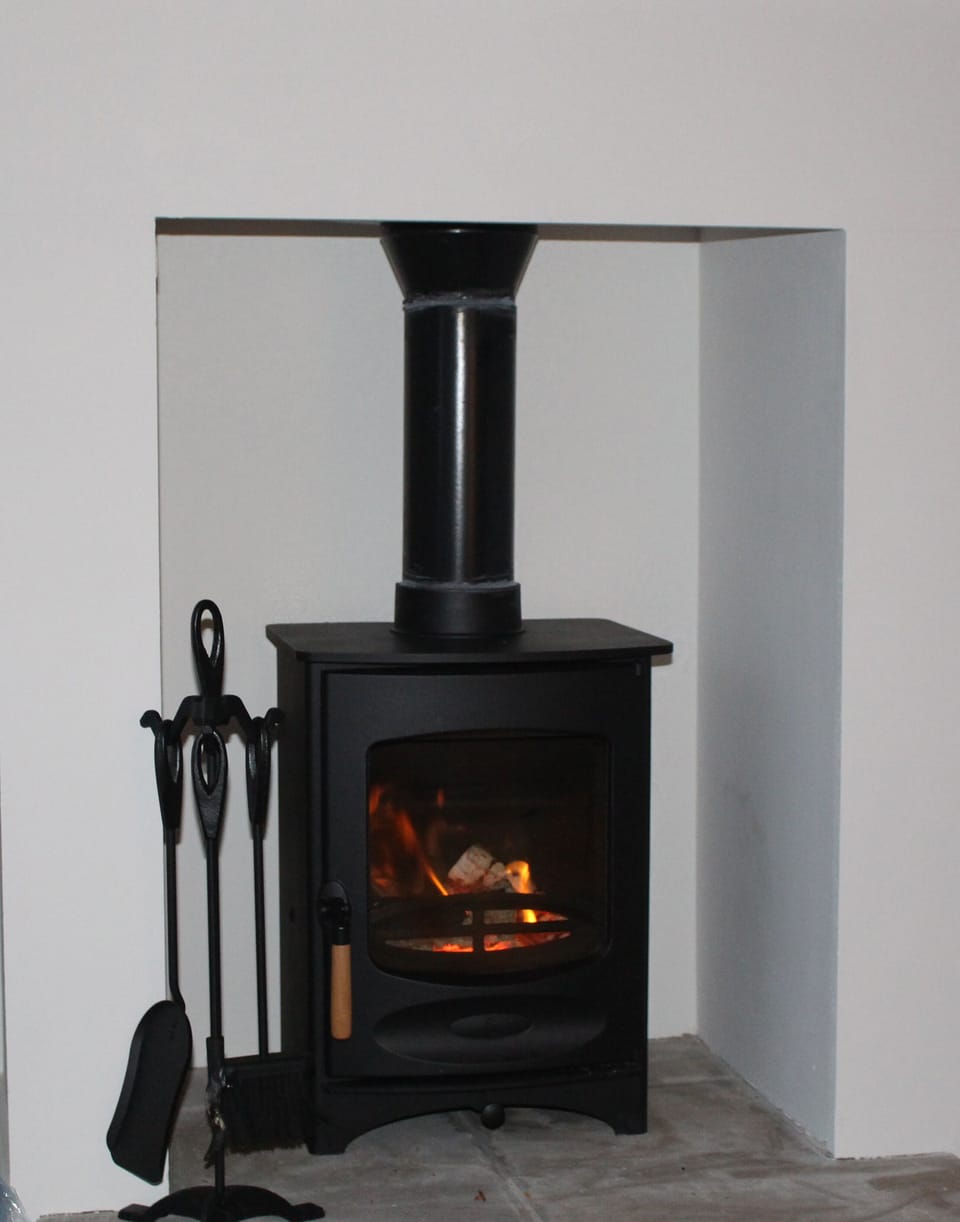 The stove for a cold winters night