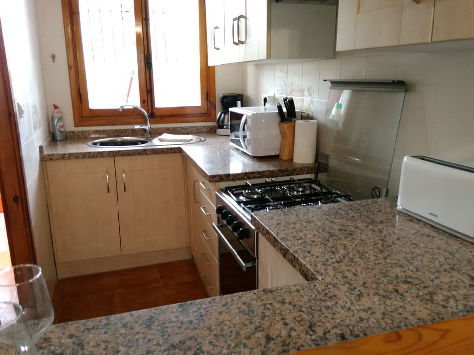 well equipped kitchen