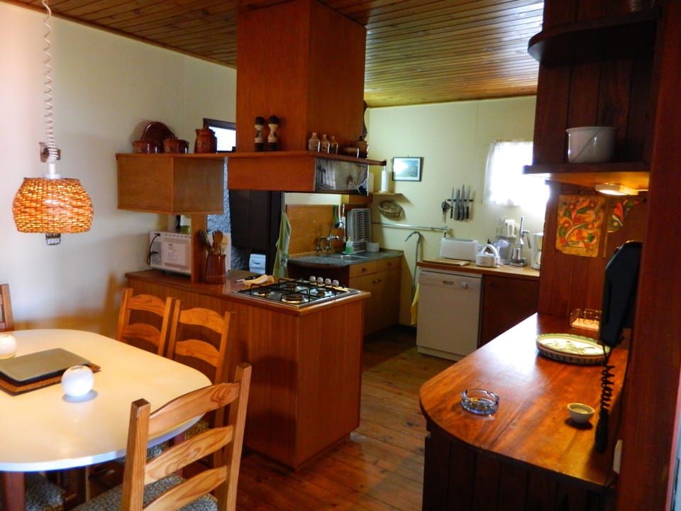 Dining area and kitchen