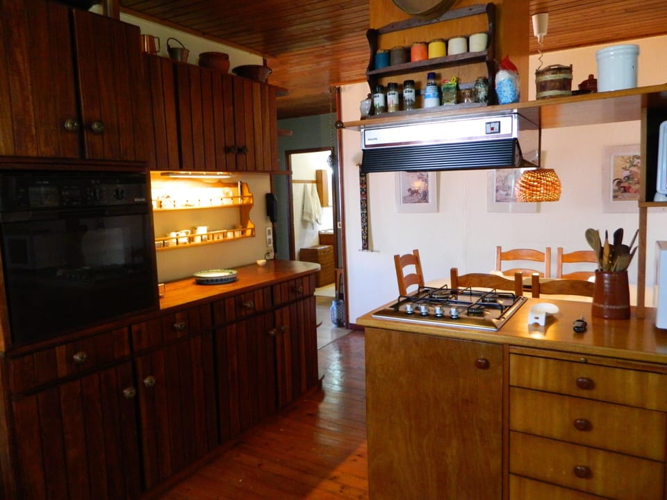 Kitchen towards dining area