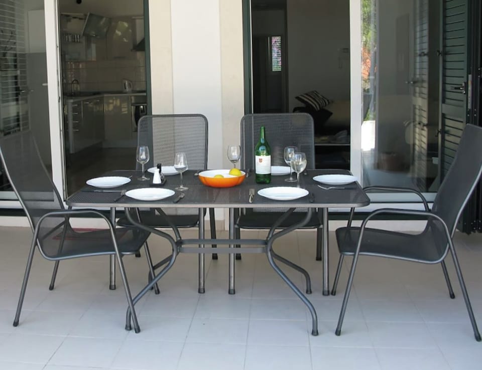Dining table on the terrace