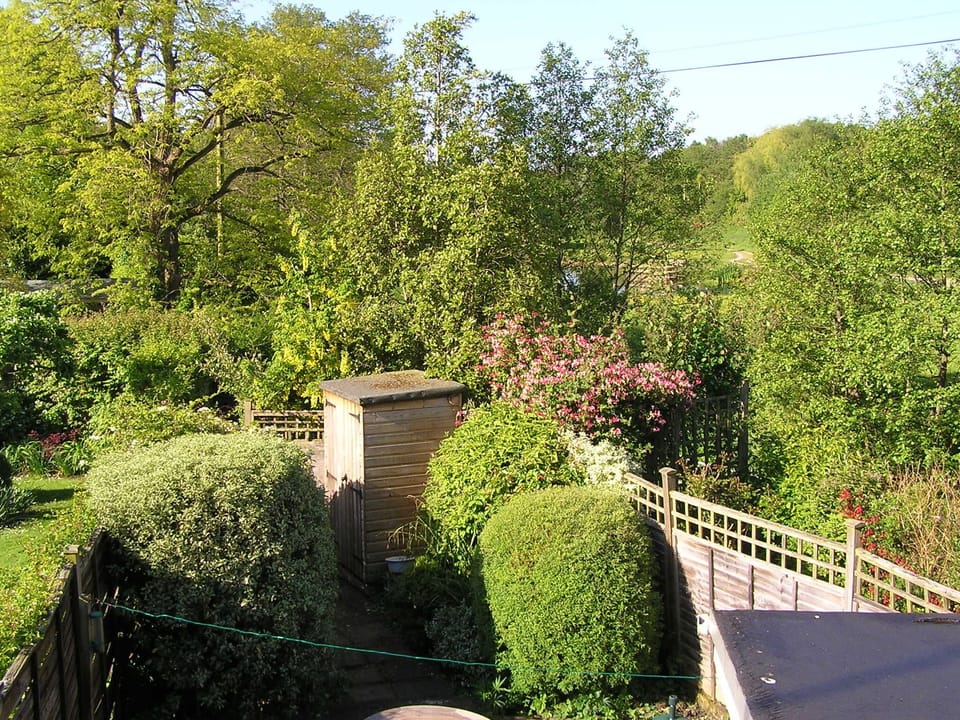 View from rear of cottage