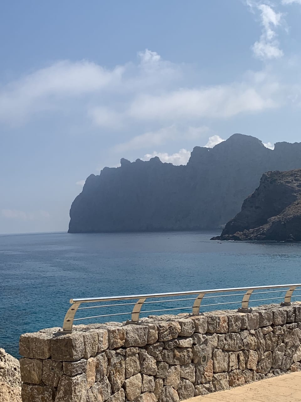 View of the beautiful mountain Cavall Bernat at Cala San Vicente