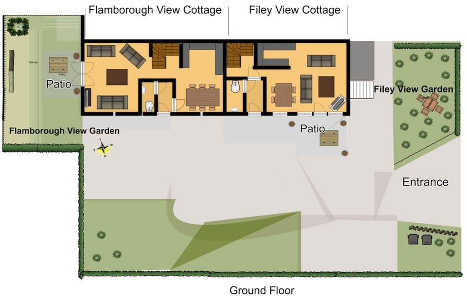 General Plan of ground floor - garden/house furniture may be different 