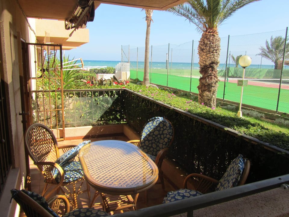 Our balcony with amazing views.