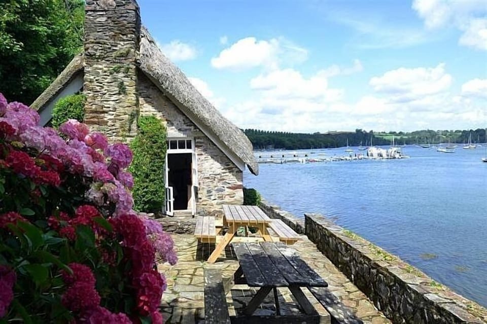 View from the upper terrace