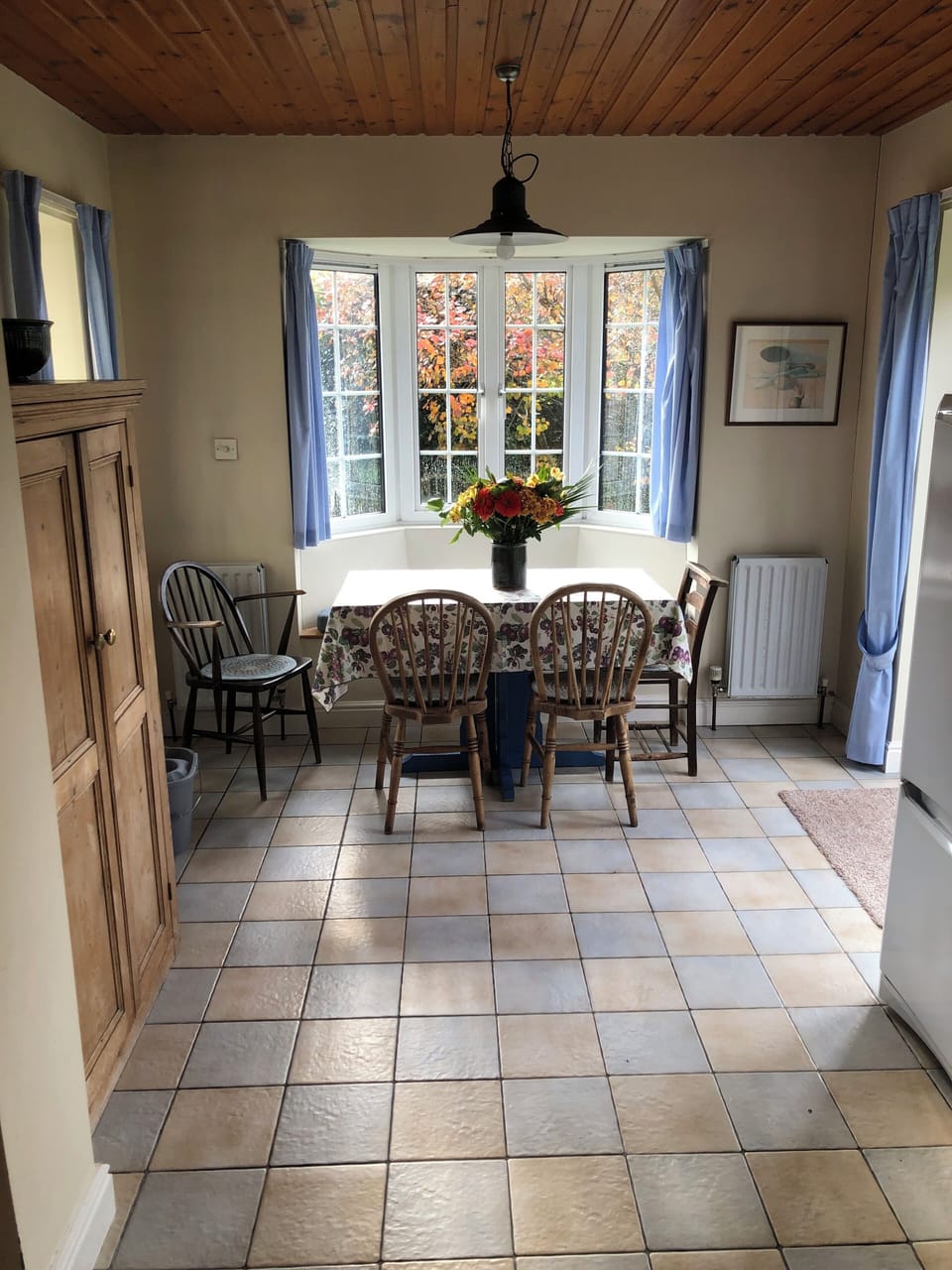 Dining area in the kitchen