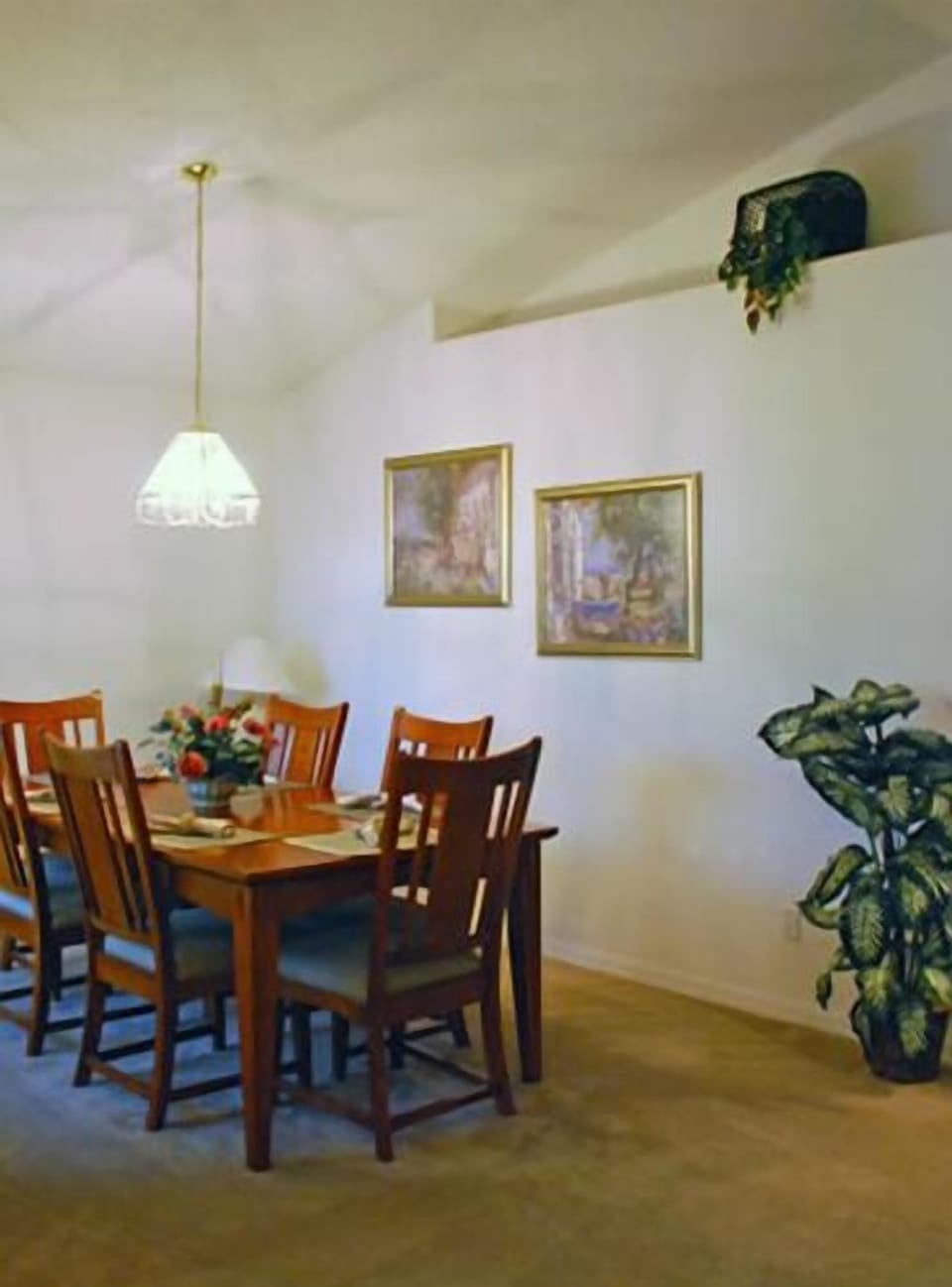 Formal dining area