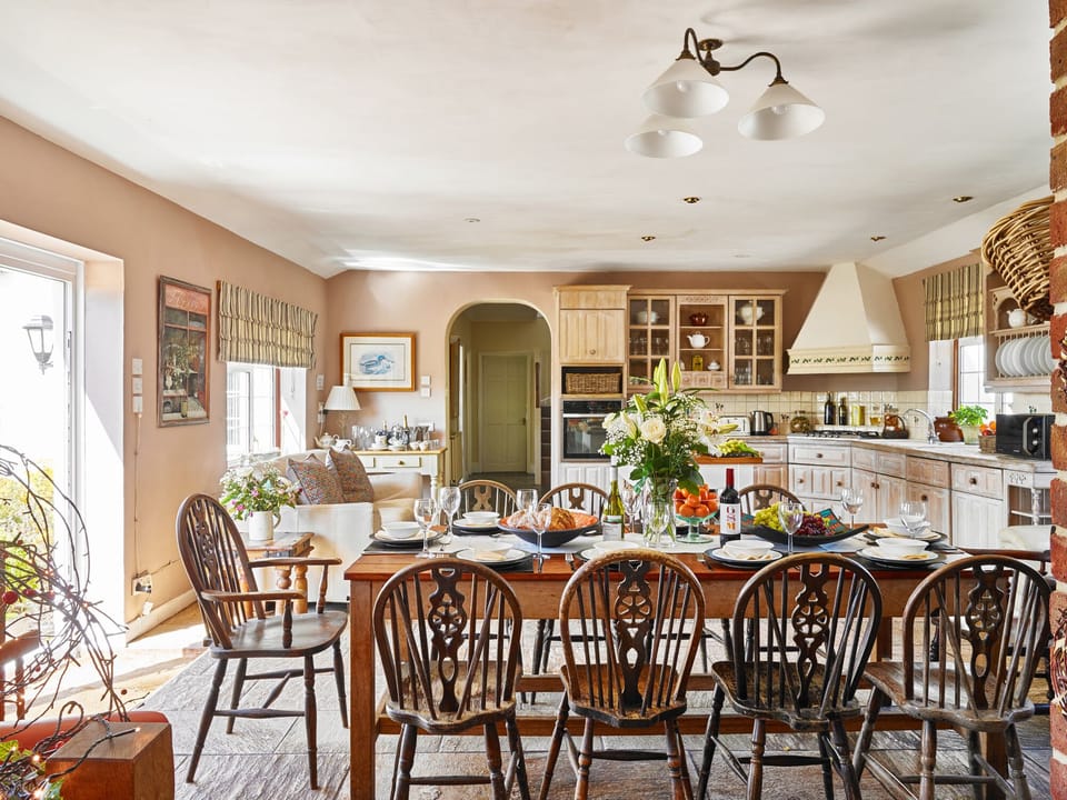 Large convivial kitchen.  New in January 2020